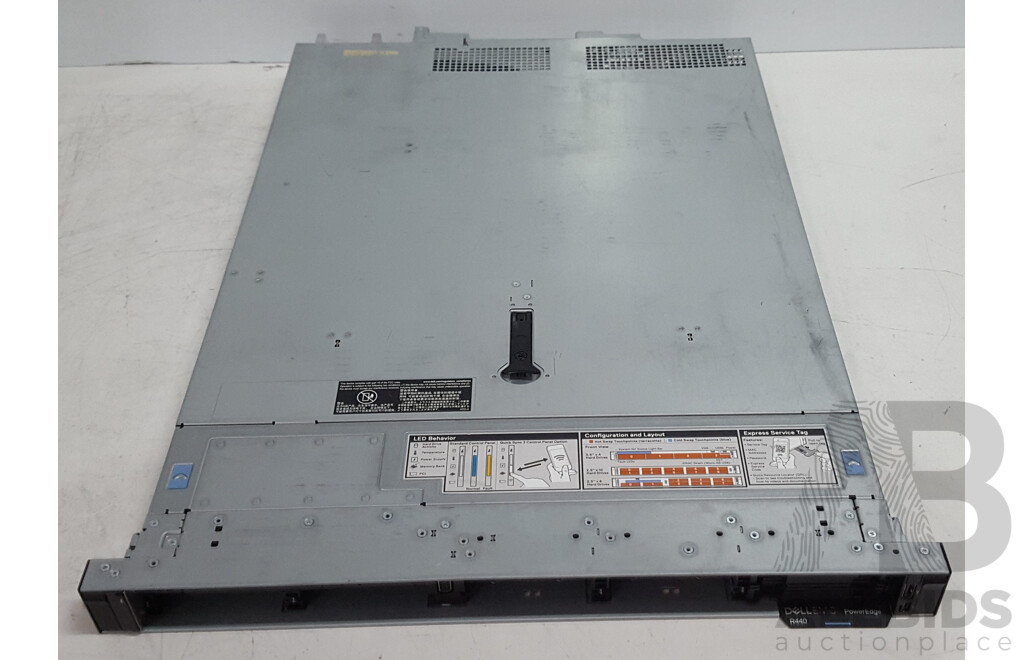 Dell EMC PowerEdge R440 Dual Intel Xeon SILVER (4110) 2.10GHz-3.00GHz 8-Core CPU 1RU Server w/ 32GB DDR4