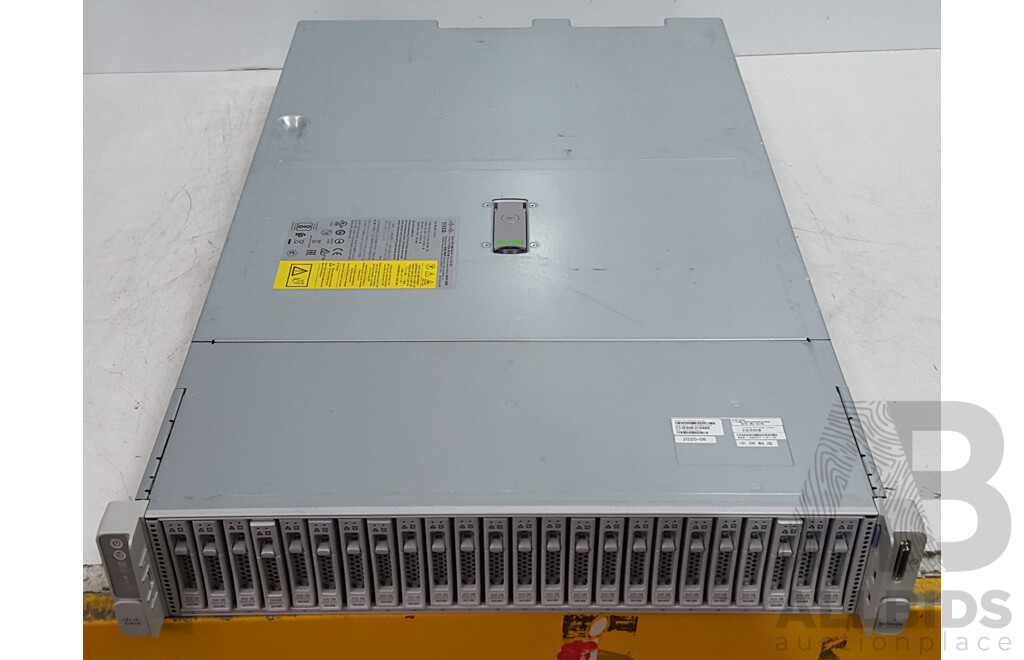 Cisco (BE7000H) UCS C240 M55X Dual Intel Xeon SILVER (4114) 2.20GHz-3.00GHz 10-Core CPU 2RU Server w/ 16GB DDR4