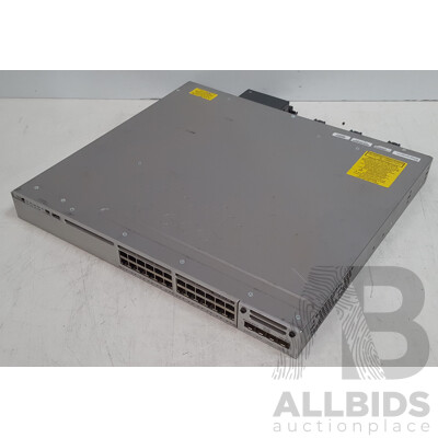 Cisco (WS-C3850-24U-L) Catalyst 3850 24 UPOE 24-Port Gigabit Ethernet Switch
