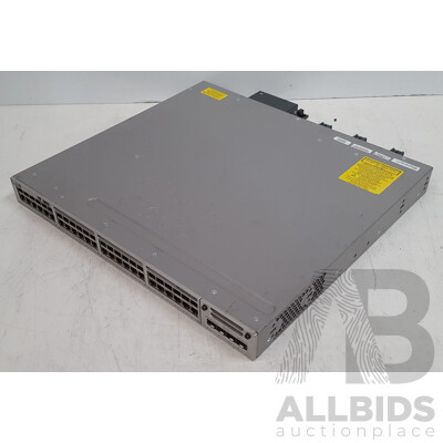 Cisco (WS-C3850-48U-L) Catalyst 3850 48 UPOE 48-Port Gigabit Ethernet Switch