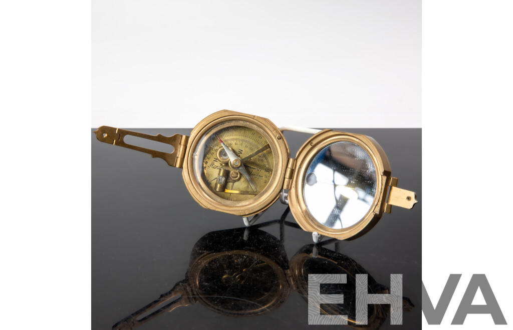 Vintage Brass Stanley London Natural Sine Compass