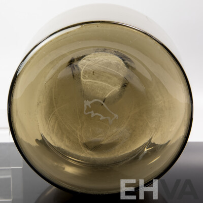 Local Australian Canberra Studio Glass Vase by Bison