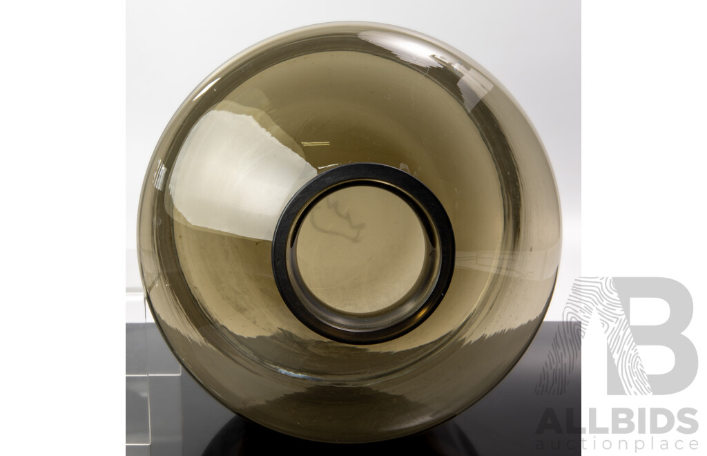 Local Australian Canberra Studio Glass Vase by Bison