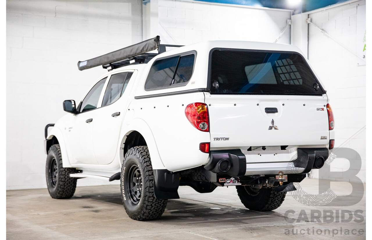 03/2011 Mitsubishi Triton GL-R (4x4) MN MY11 Double Cab Utility Solid White Turbo Diesel 2.5L