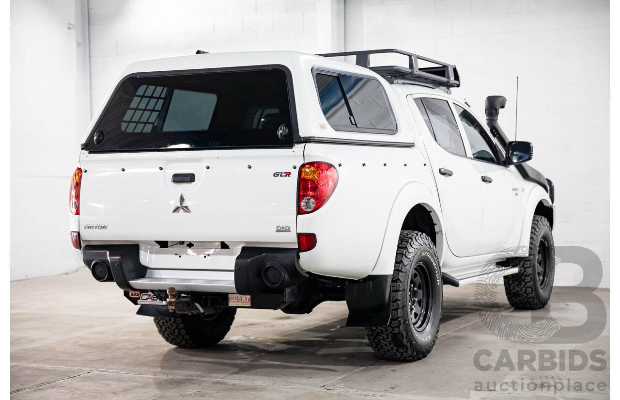 03/2011 Mitsubishi Triton GL-R (4x4) MN MY11 Double Cab Utility Solid White Turbo Diesel 2.5L
