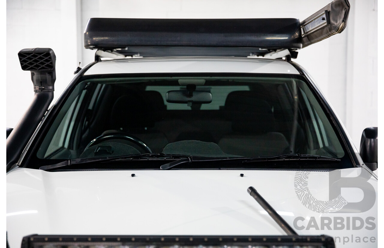 03/2011 Mitsubishi Triton GL-R (4x4) MN MY11 Double Cab Utility Solid White Turbo Diesel 2.5L