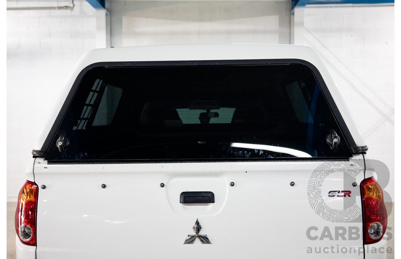 03/2011 Mitsubishi Triton GL-R (4x4) MN MY11 Double Cab Utility Solid White Turbo Diesel 2.5L