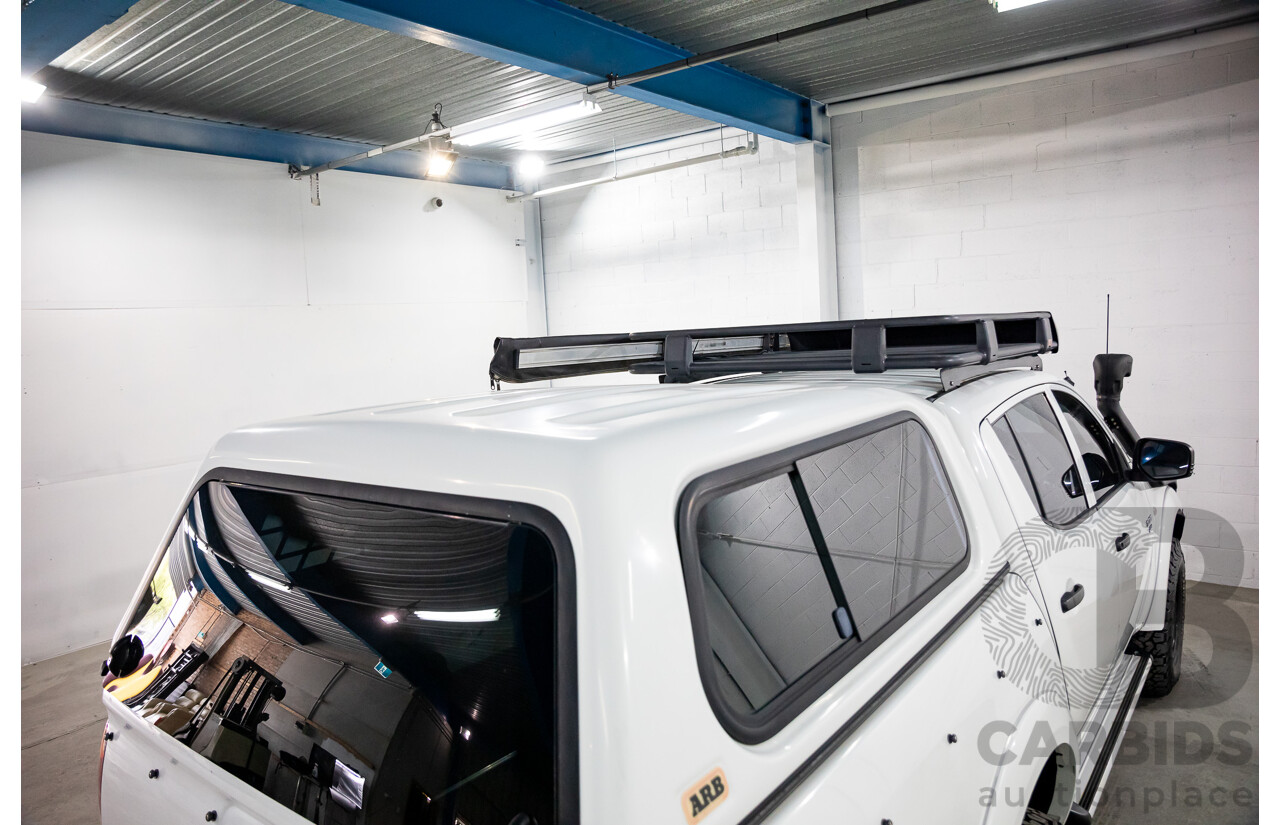 03/2011 Mitsubishi Triton GL-R (4x4) MN MY11 Double Cab Utility Solid White Turbo Diesel 2.5L