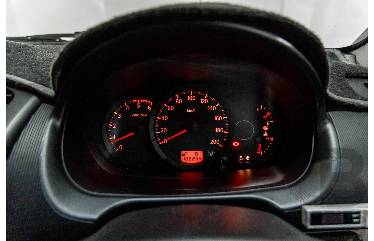 03/2011 Mitsubishi Triton GL-R (4x4) MN MY11 Double Cab Utility Solid White Turbo Diesel 2.5L
