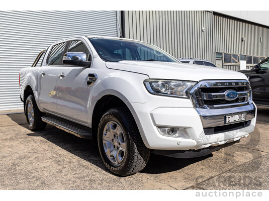 09/2017 Ford Ranger XLT 3.2 (4x4) 4x4 PX MKII MY17 Update Dual Cab Utility Frozen White Turbo Diesel 3.2L