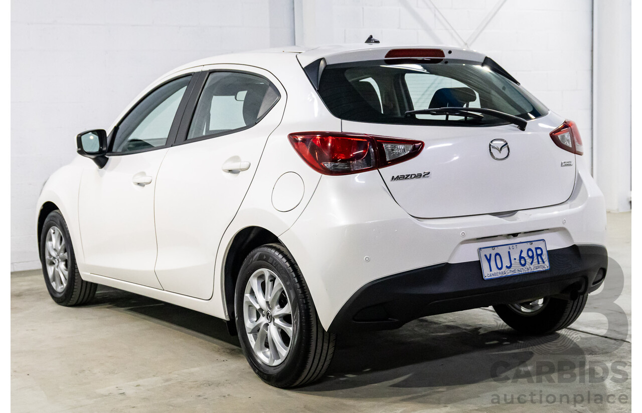 2017 Mazda Mazda2 Maxx (FWD) DJ MY16 5d Hatchback Snowflake White Pearl 1.5L