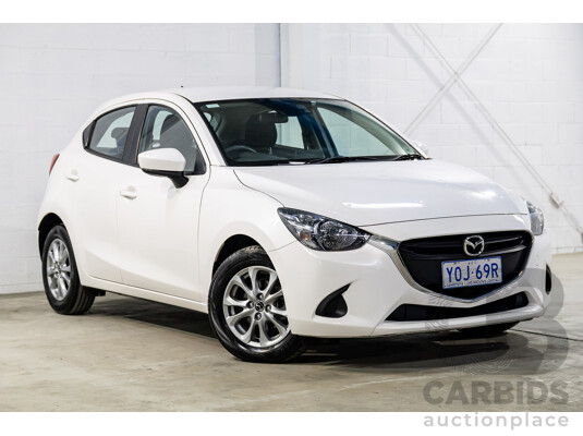 2017 Mazda Mazda2 Maxx (FWD) DJ MY16 5d Hatchback Snowflake White Pearl 1.5L