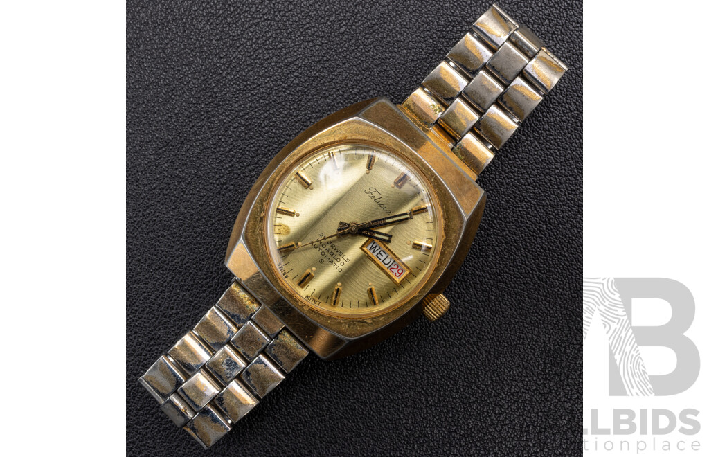 Felicia 28 Jewels Incabloc Automatic S Vintage Watch