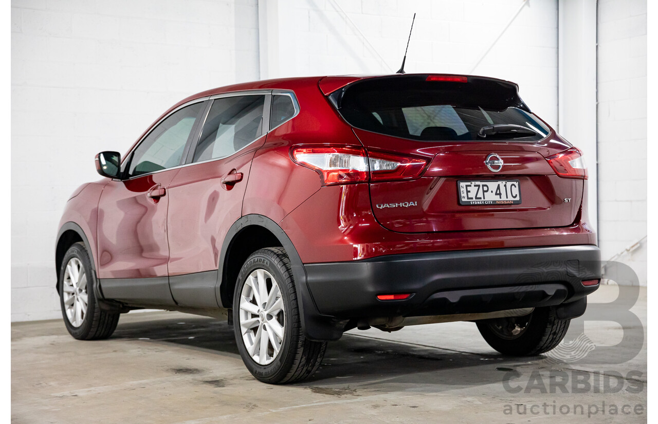 01/2016 Nissan Qashqai ST (FWD) J11 4d Wagon Magnetic Red Metallic 2.0L
