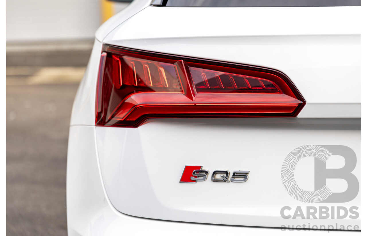 01/2018 Audi SQ5 3.0 TFSI Quattro (AWD) FY MY18 4d Wagon Ibis White Turbo V6 3.0L