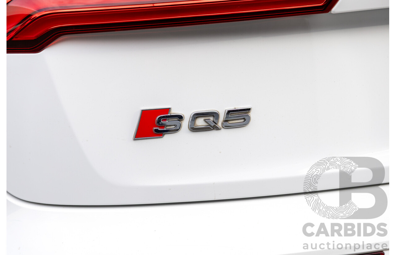 01/2018 Audi SQ5 3.0 TFSI Quattro (AWD) FY MY18 4d Wagon Ibis White Turbo V6 3.0L