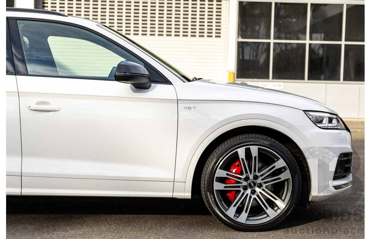 01/2018 Audi SQ5 3.0 TFSI Quattro (AWD) FY MY18 4d Wagon Ibis White Turbo V6 3.0L