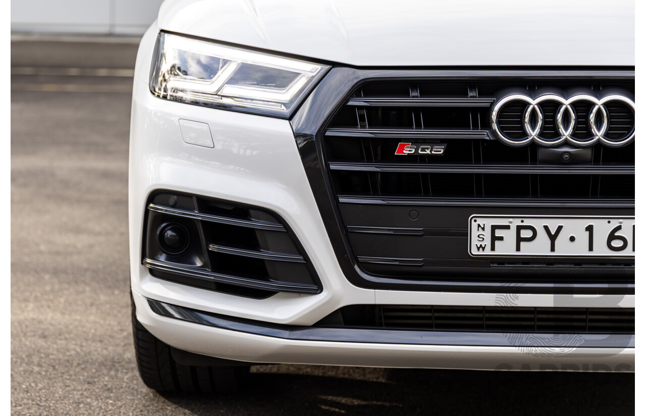 01/2018 Audi SQ5 3.0 TFSI Quattro (AWD) FY MY18 4d Wagon Ibis White Turbo V6 3.0L
