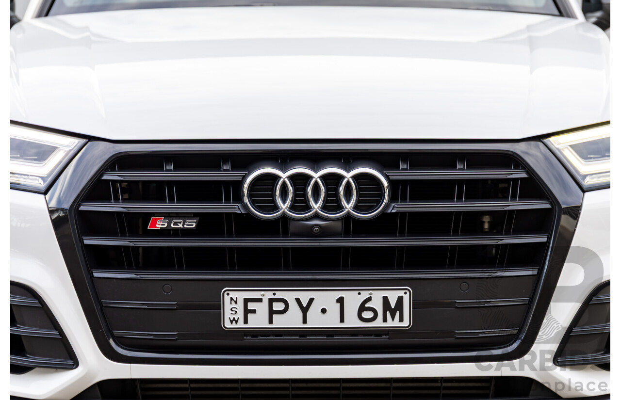 01/2018 Audi SQ5 3.0 TFSI Quattro (AWD) FY MY18 4d Wagon Ibis White Turbo V6 3.0L