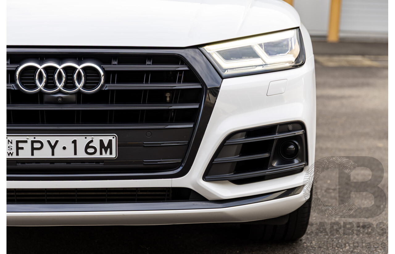 01/2018 Audi SQ5 3.0 TFSI Quattro (AWD) FY MY18 4d Wagon Ibis White Turbo V6 3.0L