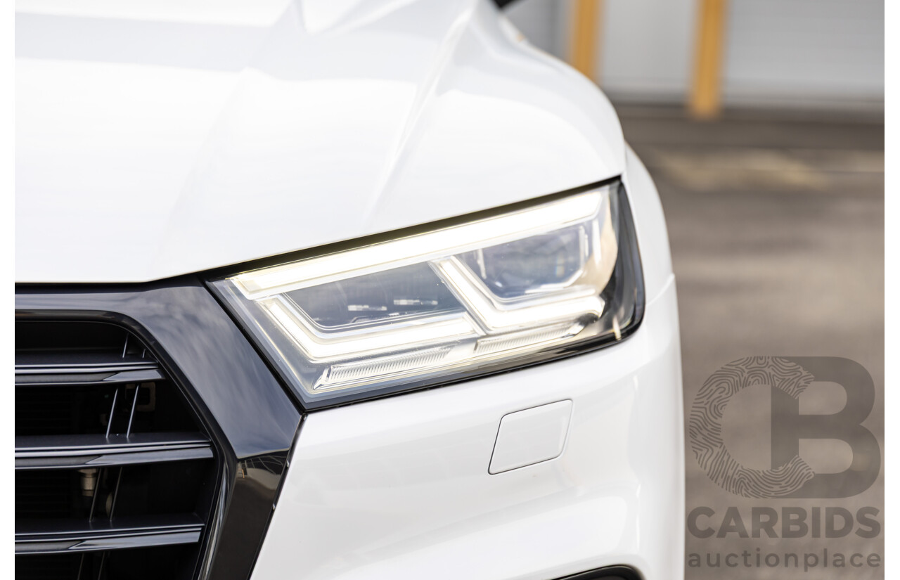 01/2018 Audi SQ5 3.0 TFSI Quattro (AWD) FY MY18 4d Wagon Ibis White Turbo V6 3.0L