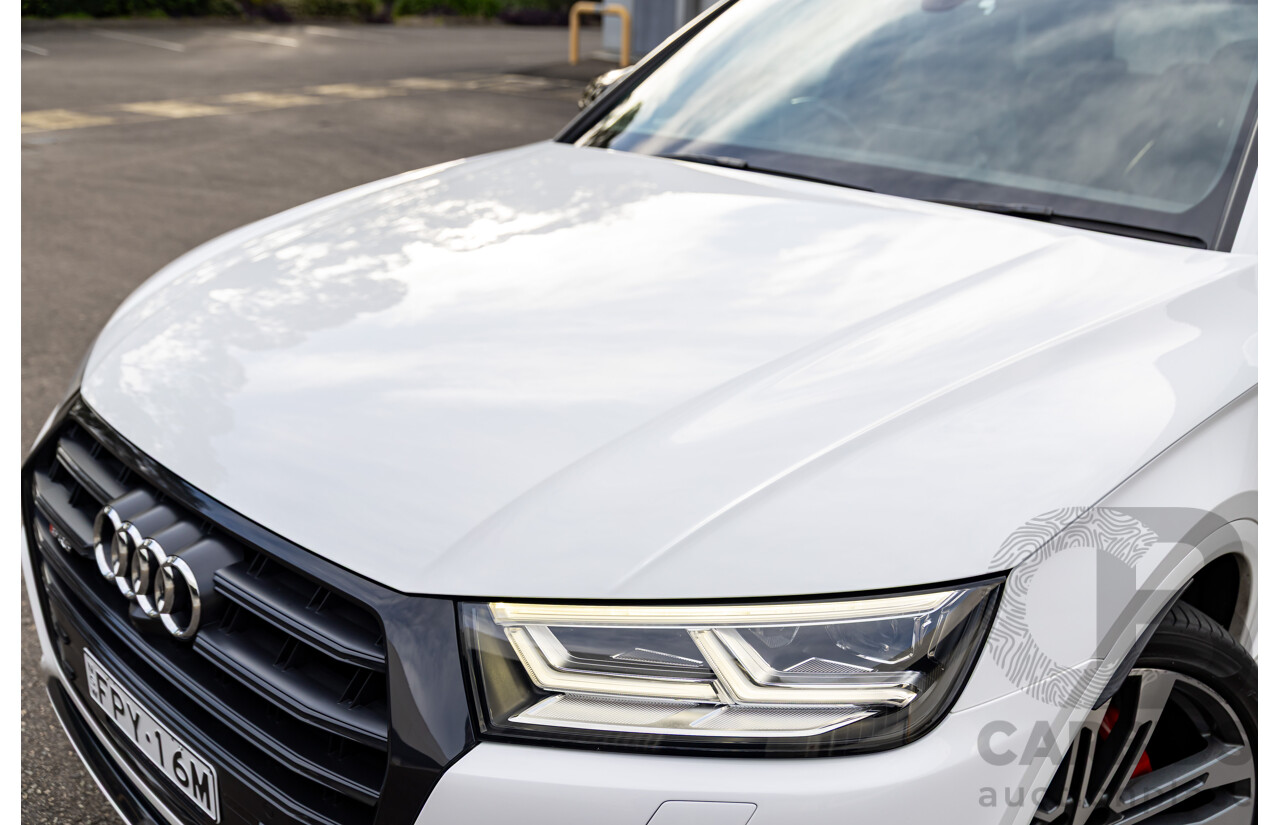 01/2018 Audi SQ5 3.0 TFSI Quattro (AWD) FY MY18 4d Wagon Ibis White Turbo V6 3.0L