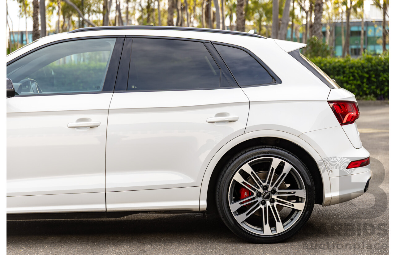 01/2018 Audi SQ5 3.0 TFSI Quattro (AWD) FY MY18 4d Wagon Ibis White Turbo V6 3.0L