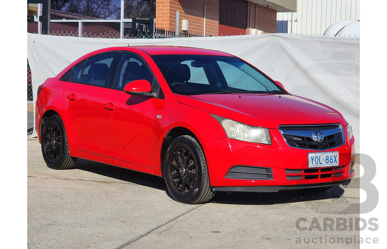 1/2010 Holden Cruze CD JG 4d Sedan Red 1.8L