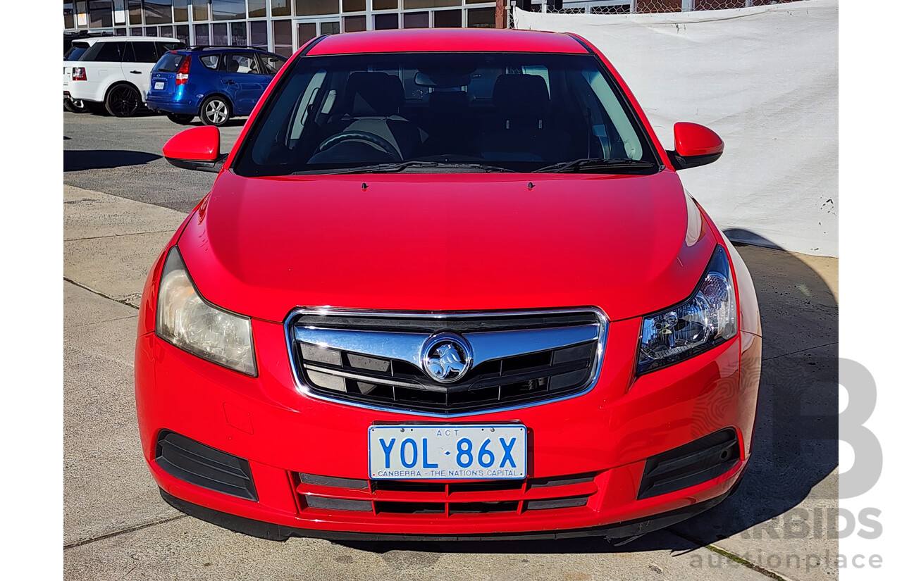 1/2010 Holden Cruze CD JG 4d Sedan Red 1.8L