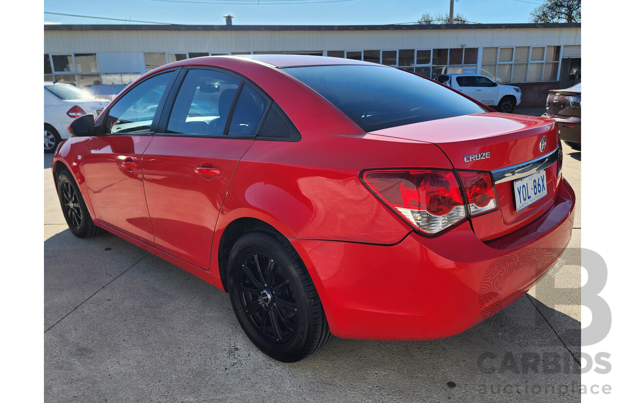 1/2010 Holden Cruze CD JG 4d Sedan Red 1.8L