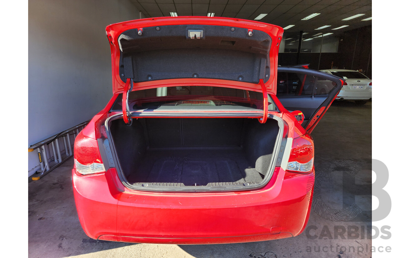 1/2010 Holden Cruze CD JG 4d Sedan Red 1.8L