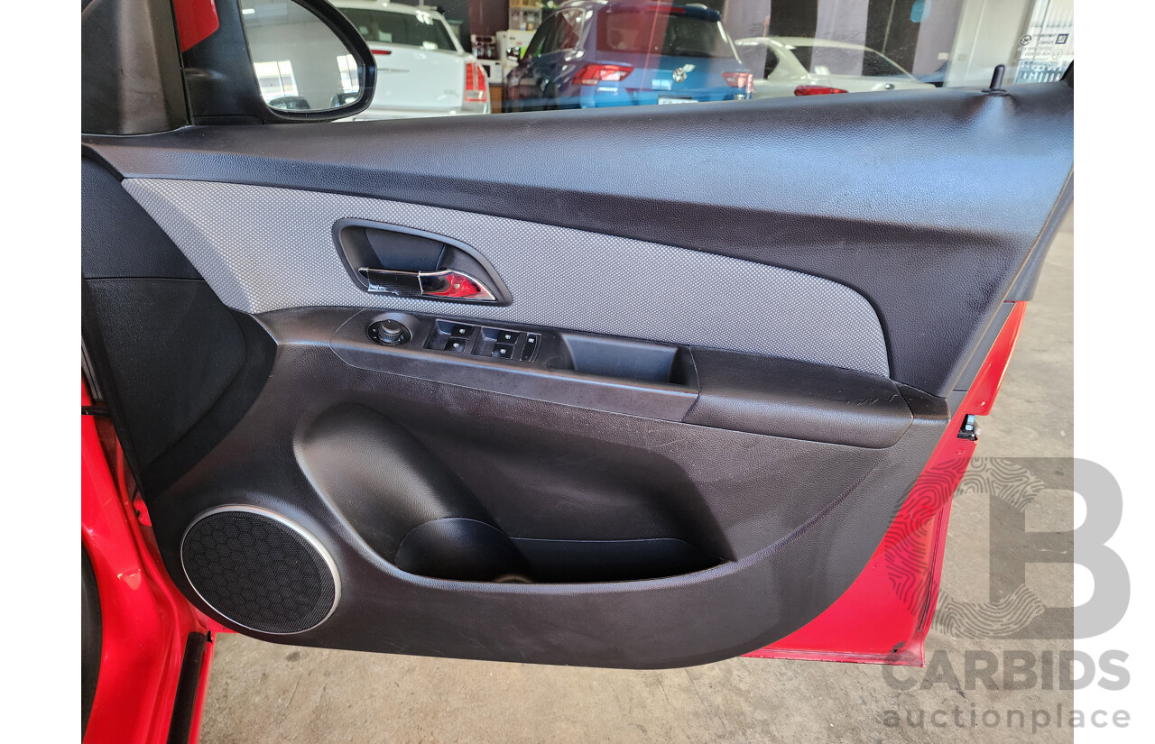 1/2010 Holden Cruze CD JG 4d Sedan Red 1.8L