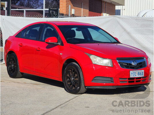 1/2010 Holden Cruze CD JG 4d Sedan Red 1.8L