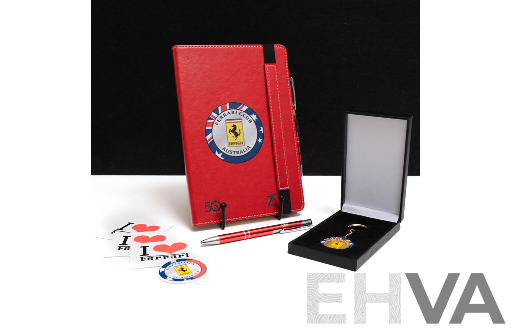 Selection of Ferrari Club Memorabilia