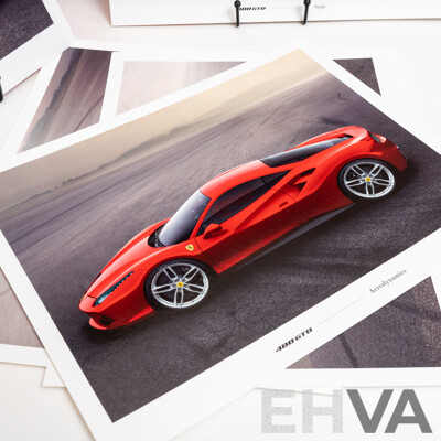 Ferrari 488 GTB Advertising Brochure Package
