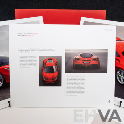 Ferrari 488 GTB Advertising Brochure Package
