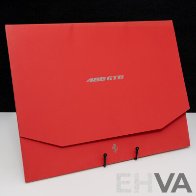 Ferrari 488 GTB Advertising Brochure Package