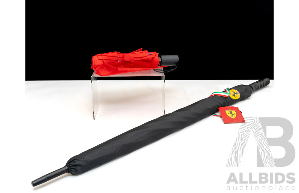 Two Ferrari Umbrellas