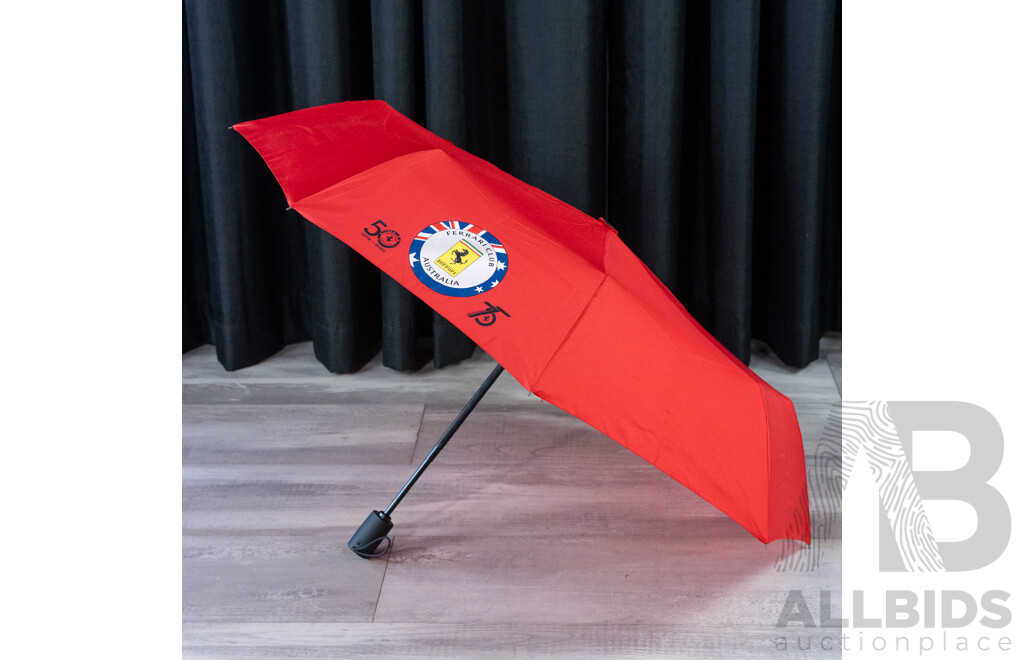 Two Ferrari Umbrellas