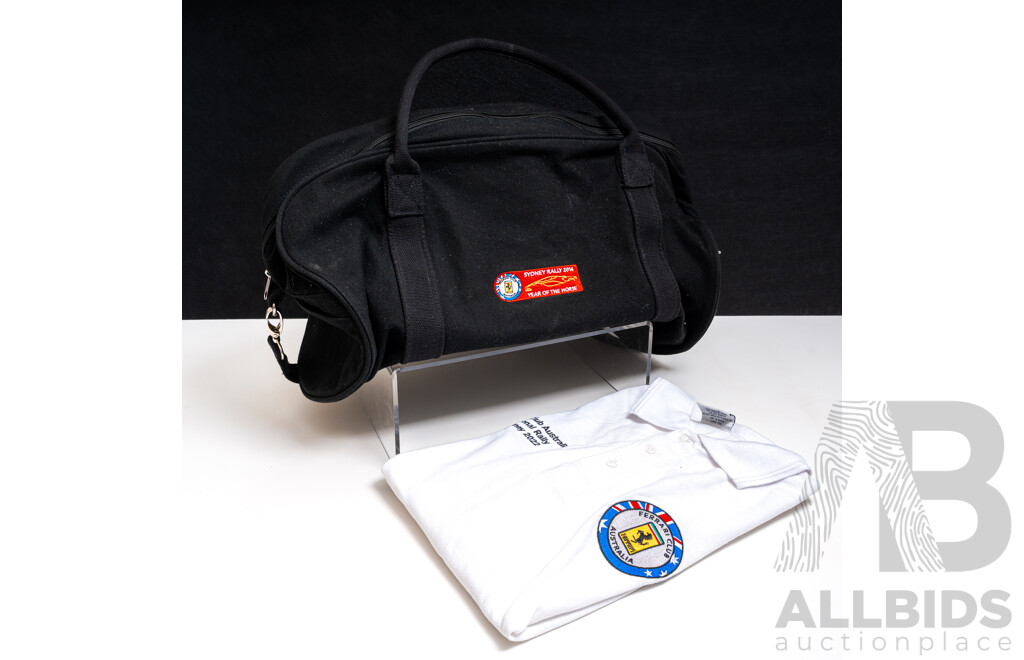Ferrari Club Rally Sports Bag and Long Sleeve Polo
