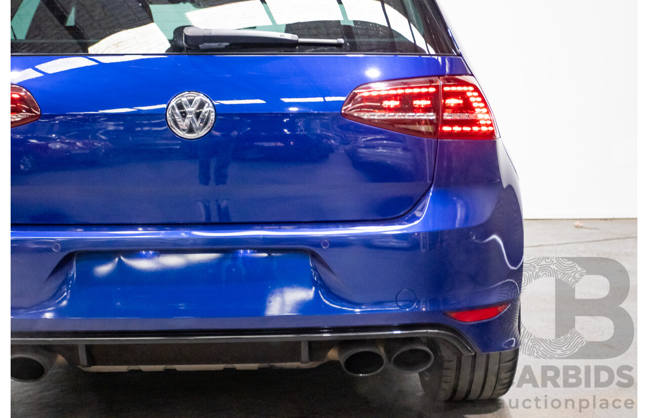 11/2015 Volkswagen Golf R AU MY16 5d Hatchback Blue 2.0L