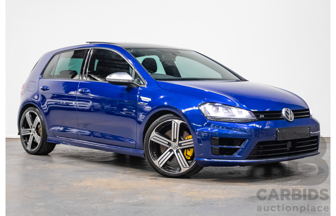 11/2015 Volkswagen Golf R AU MY16 5d Hatchback Blue 2.0L
