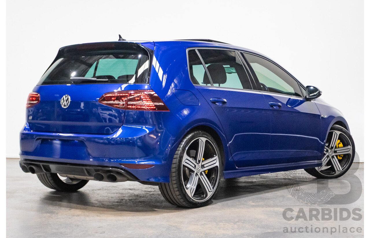 11/2015 Volkswagen Golf R AU MY16 5d Hatchback Blue 2.0L