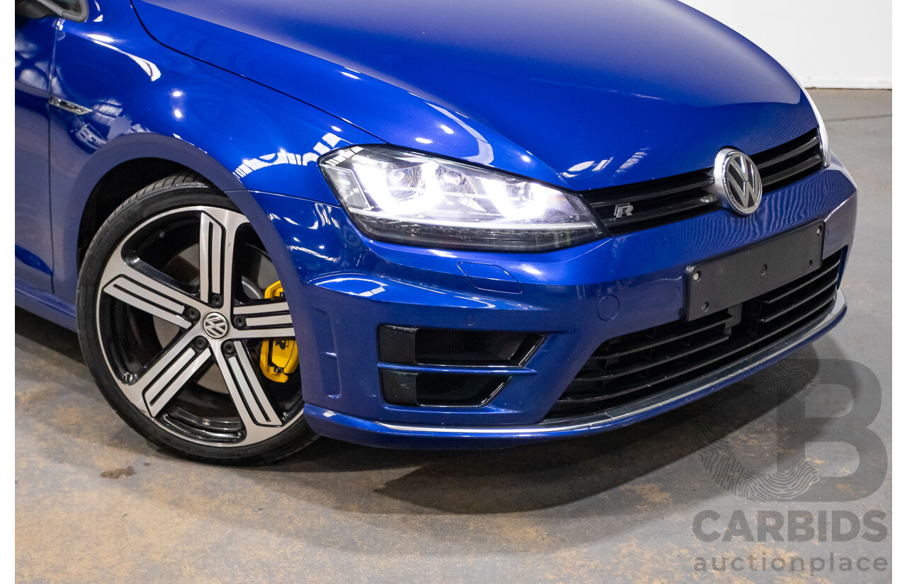 11/2015 Volkswagen Golf R AU MY16 5d Hatchback Blue 2.0L