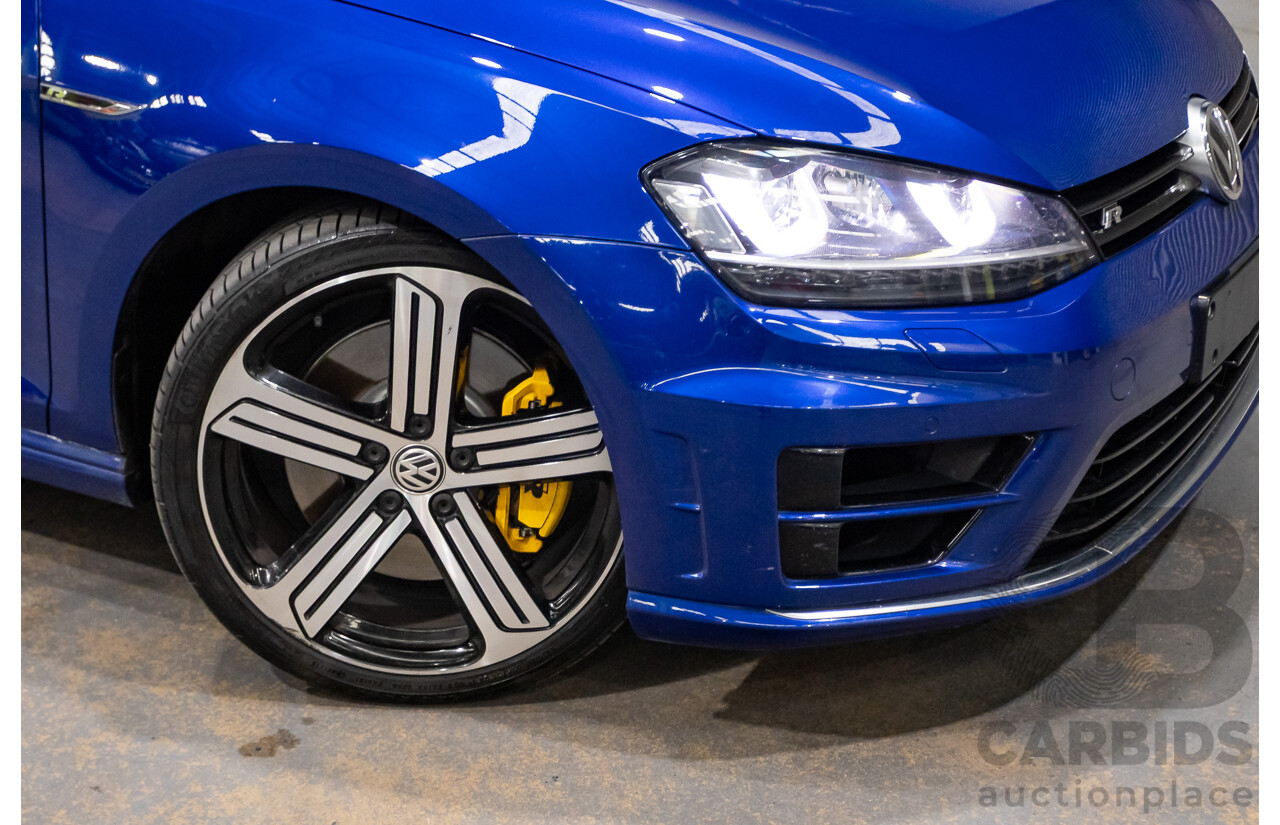 11/2015 Volkswagen Golf R AU MY16 5d Hatchback Blue 2.0L