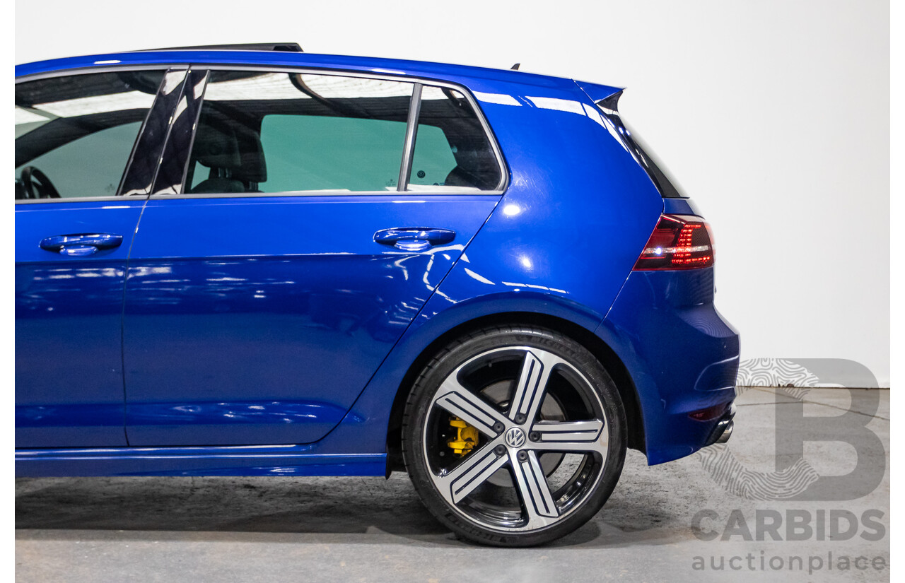 11/2015 Volkswagen Golf R AU MY16 5d Hatchback Blue 2.0L