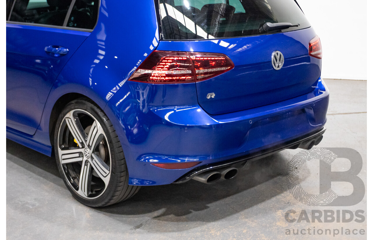 11/2015 Volkswagen Golf R AU MY16 5d Hatchback Blue 2.0L