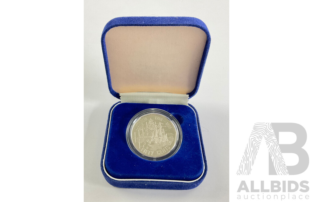 Australian RAM 1988 Silver 50c PROOF Coin