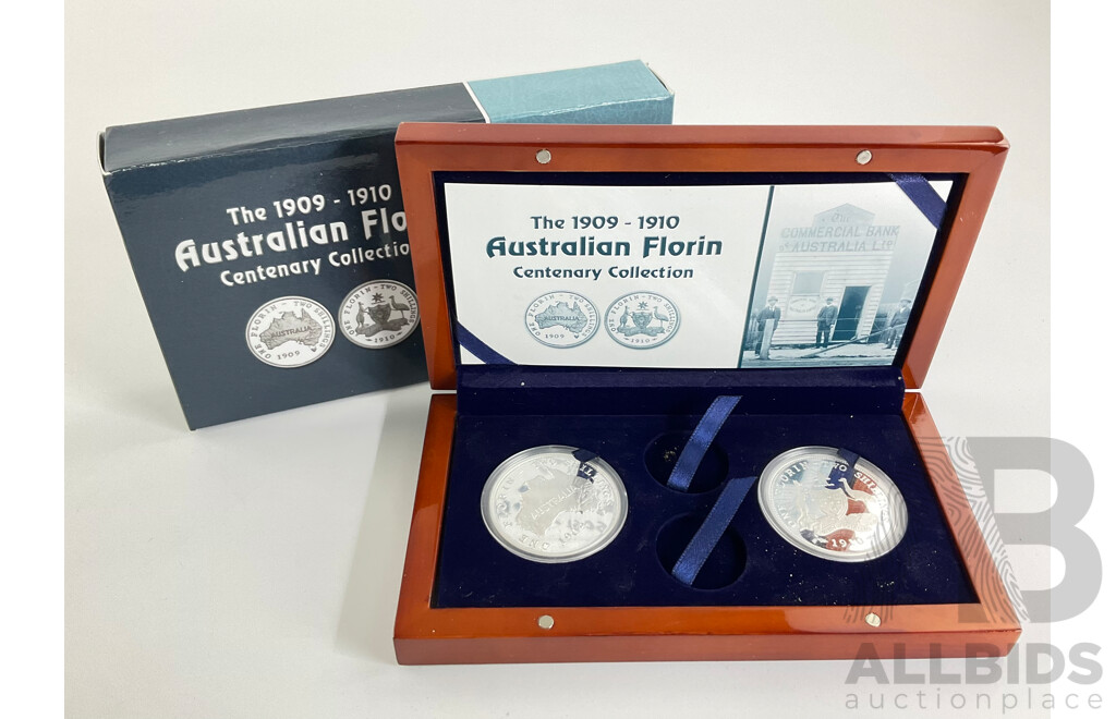 Australian 2008 Perth Mint 1909 - 1910 Florin Centenary Celebration, One Ounce, 40mm Wide PROOF Quality.