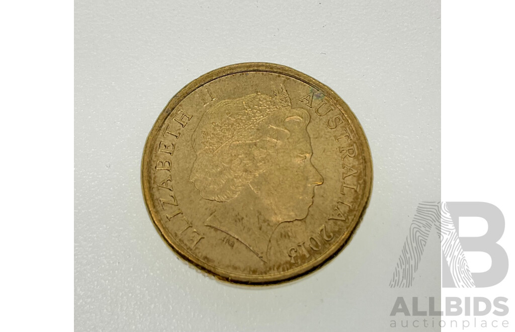 Australian 2013 QE2 60 Years Since Coronation $2 Coin. A/UNC